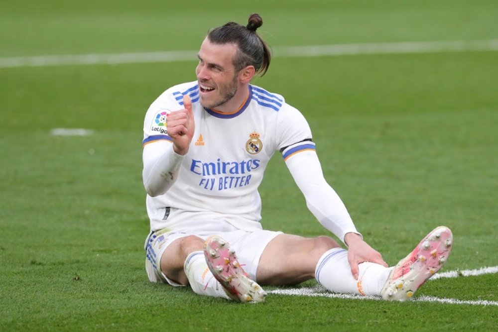 Bale repasó su etapa en el Madrid. AFP
