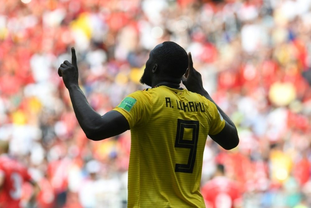 Bélgica pode perder Lukaku. AFP