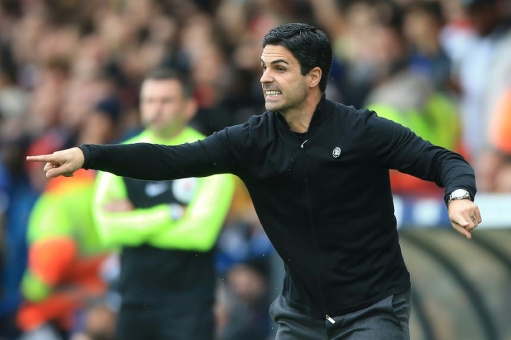 Arteta has 10 players jetting off to Qatar for the WC. AFP