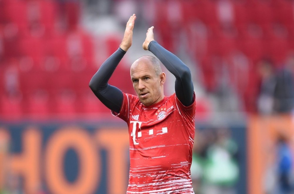 Bayern Munich's Arjen Robben joined Eindhoven as an 18-year-old, scoring 21 goals in 75 games. AFP