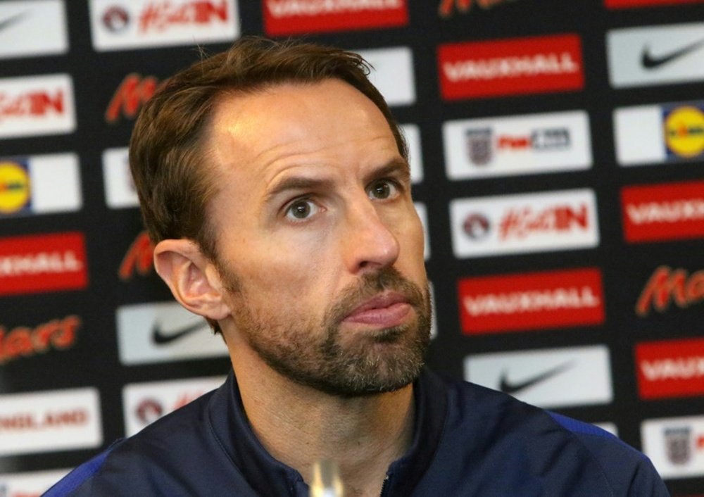 Southgate was delighted with England's performance against Brazil. AFP