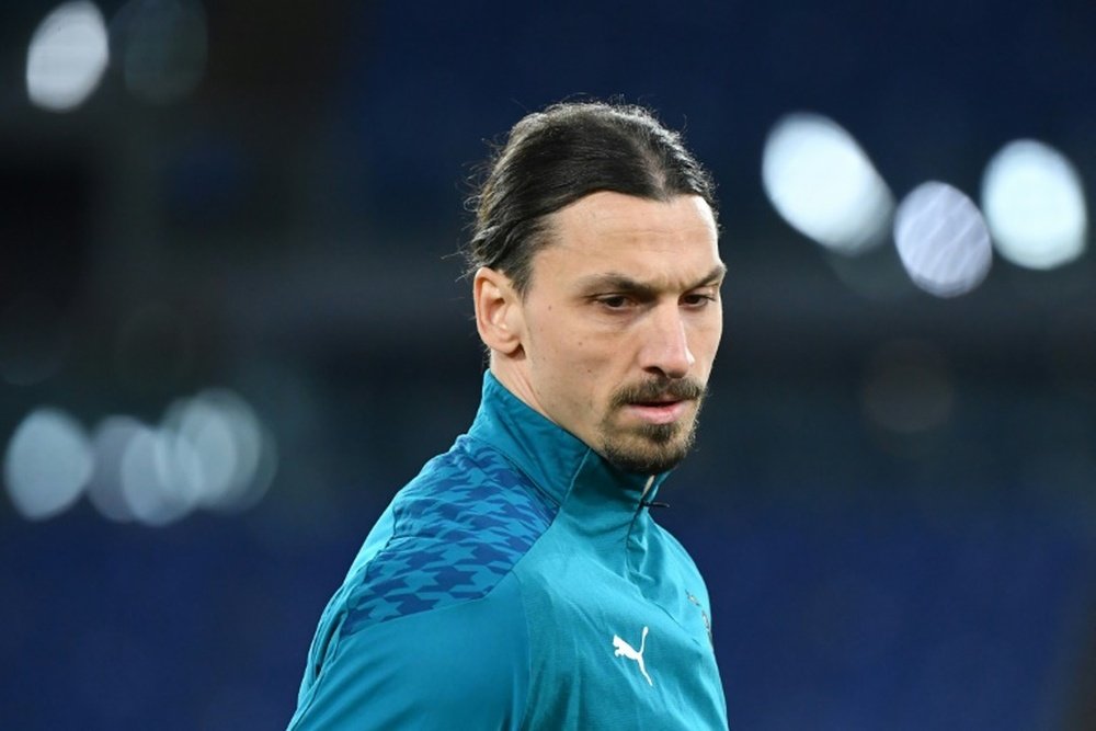 Ibrahimovic torna in campo contro lo United. AFP