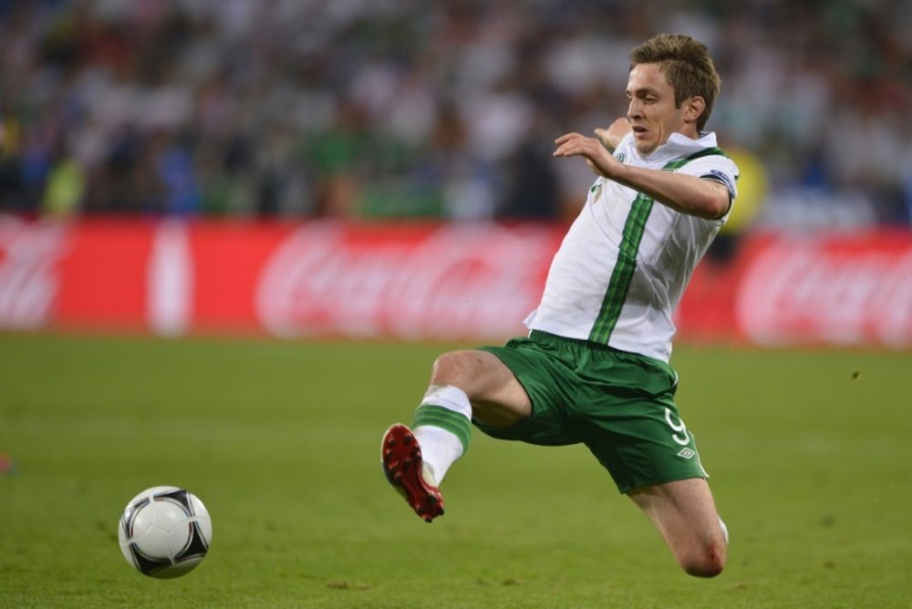Kevin Doyle announced his immediate retirement from football on Thursday. AFP