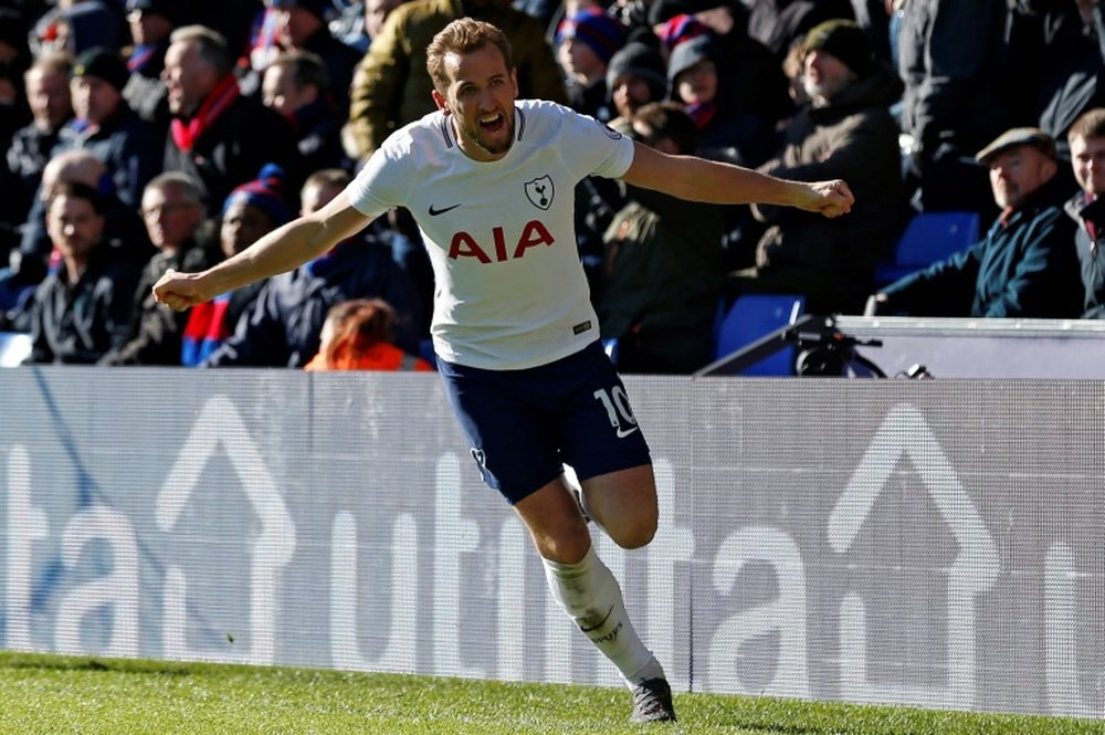Harry Kane quiere seguir en el Tottenham. AFP