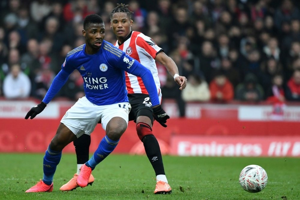 Iheanacho (L) was linked with a move to Turkey last year. AFP