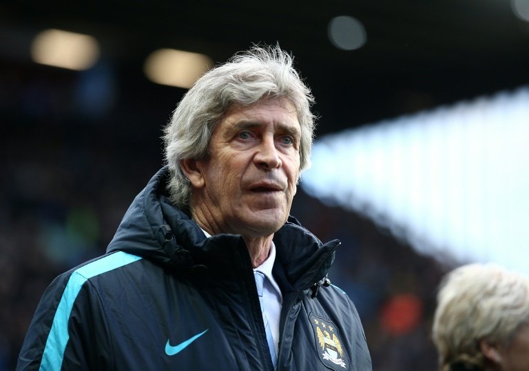 Manchester Citys manager Manuel Pellegrini during the English FA Cup fourth round football match between Aston Villa and Manchester City on January 30, 2016
