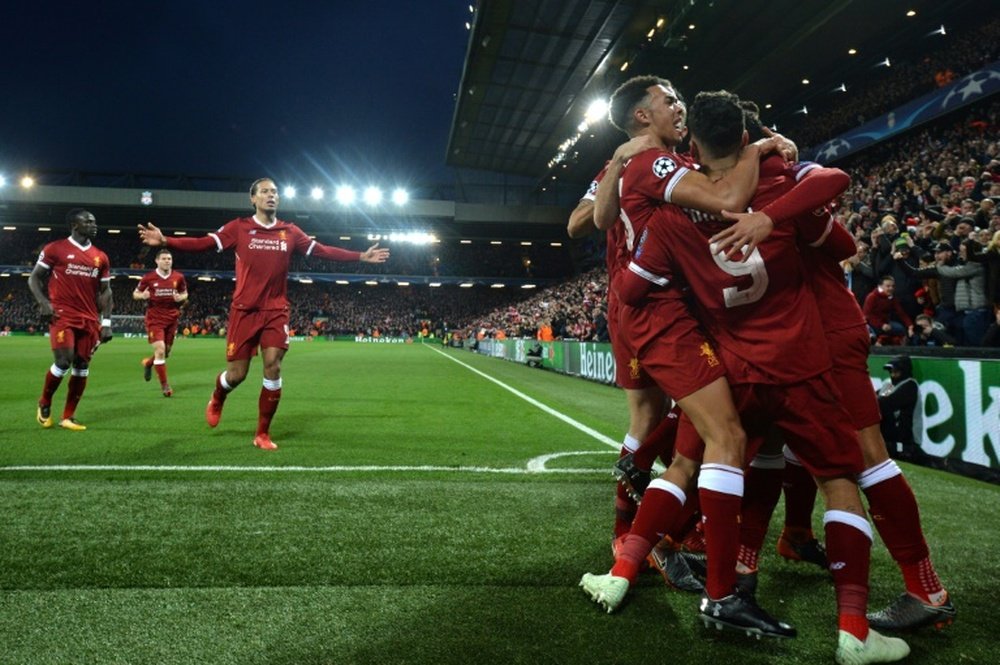 Liverpool scored three goals in 19 minutes against City. AFP
