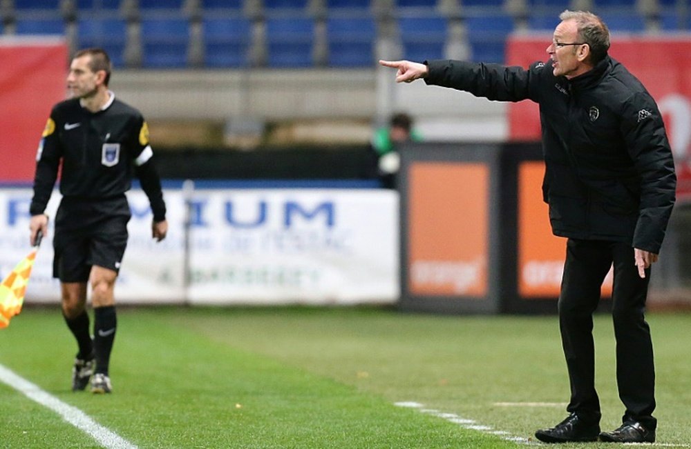 Jean Marc Furlan, pictured on November 21, 2015, is leaving Troyes after a decision taken by mutual agreement between the board and the coach