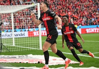 O Bayer Leverkusen blindará o elenco diante de possíveis saídas. AFP