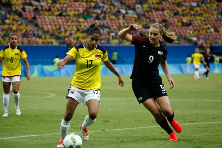 USA women's football Olympic winning streak halted by Colombia