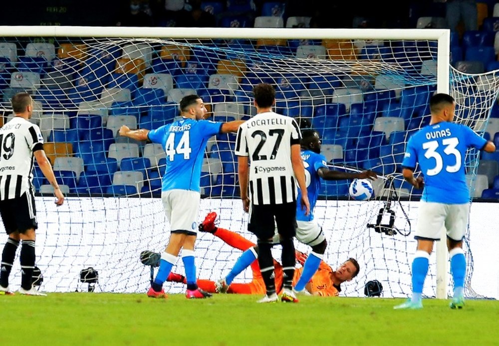Le formazioni ufficiali di Udinese-Napoli. AFP