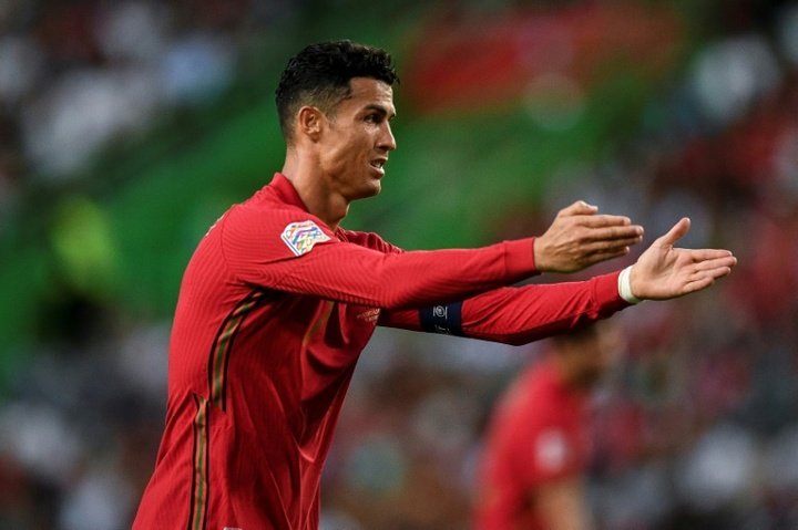O internacional português, Cristiano Ronaldo, em foto de arquivo.AFP