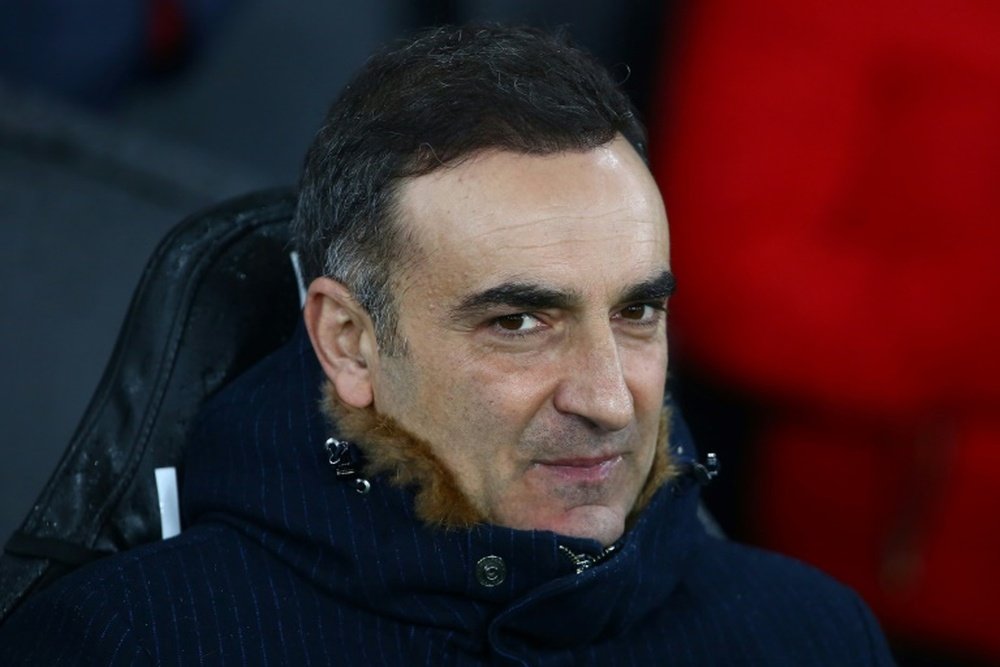 Carvalhal did not have a happy return to Hillsborough. AFP