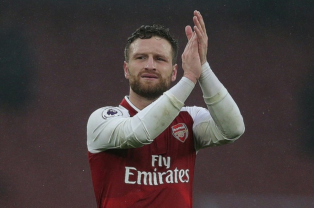 Mustafi had an afternoon to forget for Arsenal. AFP