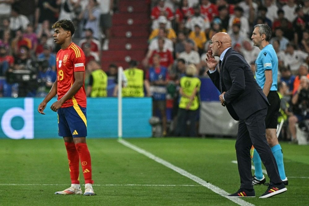 De la Fuente valoró muy positivamente el trabajo del equipo en esta Eurocopa. AFP