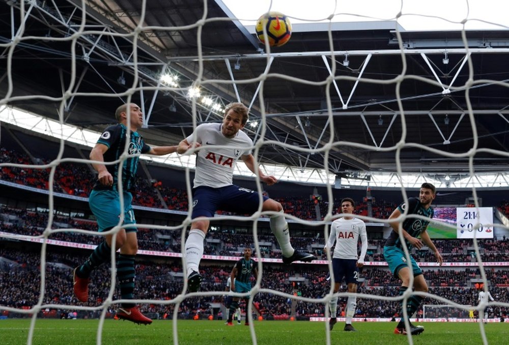 Kane no pudo ver puerta tampoco ante el West Ham. AFP