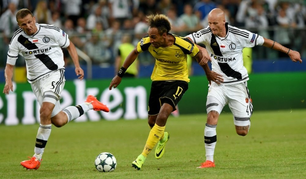Legia Warsaw faced hefty fines for crowd trouble including racist behaviour. AFP