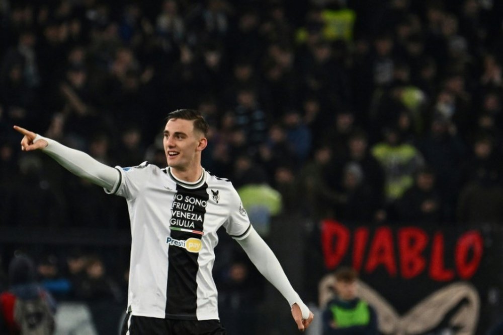 Lucca has scored 12 goals this season. AFP