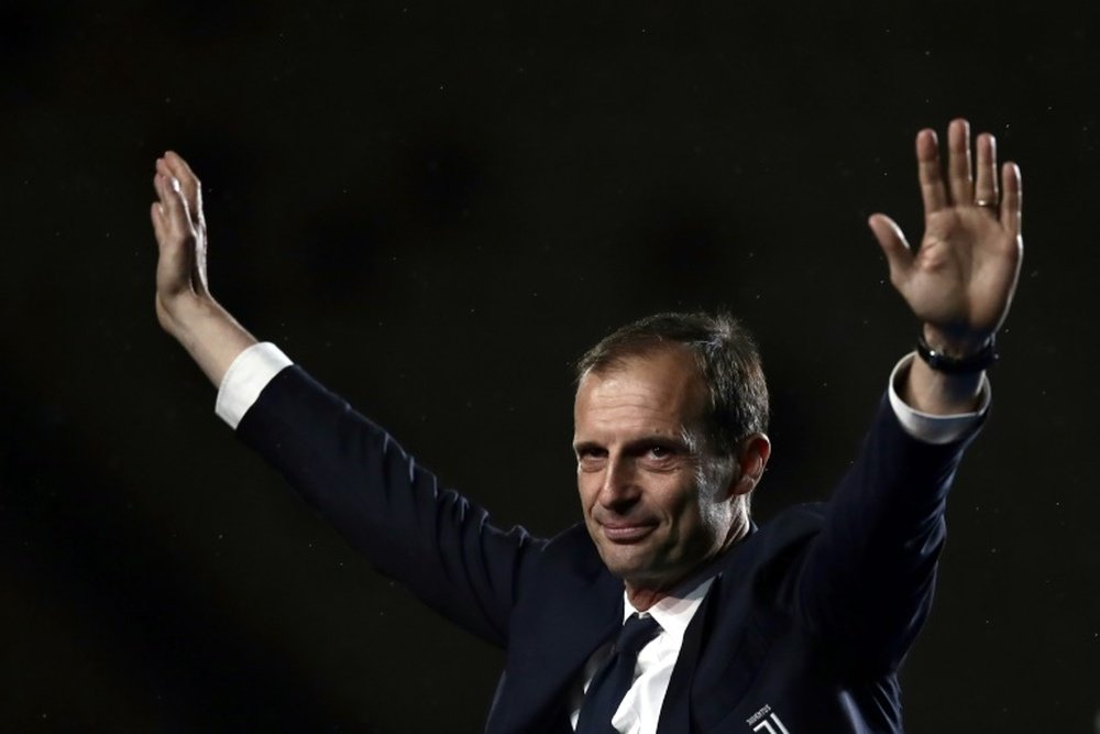 Allegri parla dell'addio alla Juventus. AFP
