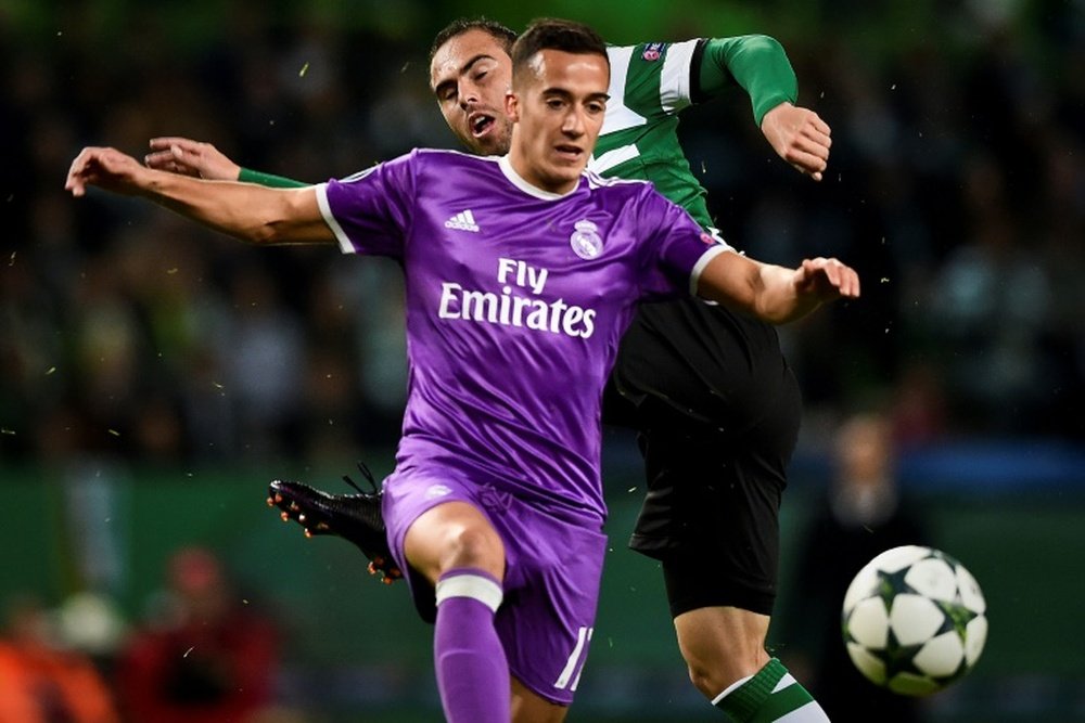 Madrids forward Lucas Vazquez (front) suffered a right leg injury in the 4-2 final win over Kashima Antlers in Japan and will be sidelined for up to four weeks