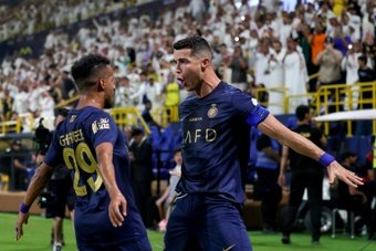 Cristiano Ronaldo continue de gonfler ses stats en Arabie saoudite. L'international portugais a inscrit un superbe but ce samedi contre Al-Khaleej.