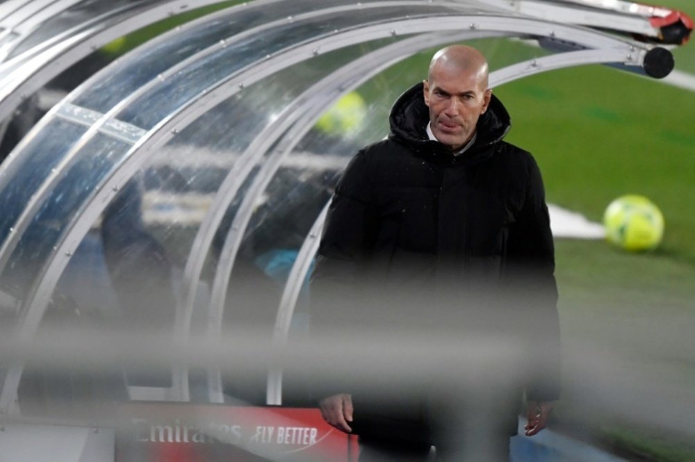Zidane testé positif au coronavirus. AFP