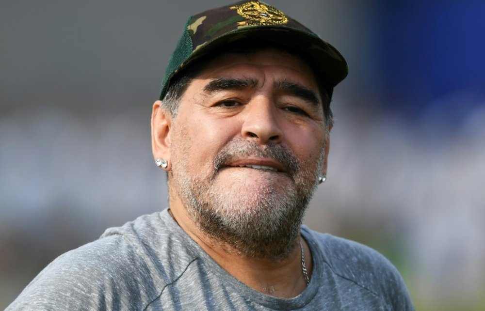 Maradona has moved to Belarus. AFP