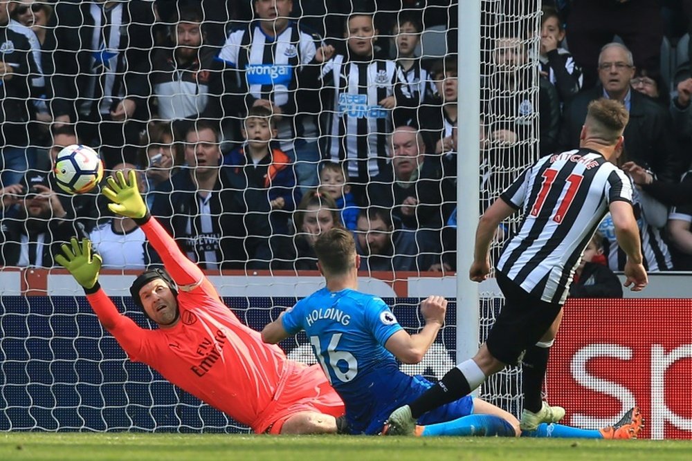 Matt Ritchie scored as Newcastle won in this fixture last season. AFP