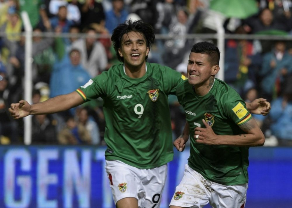 Bolivia venció por la mínima a Nicaragua. AFP