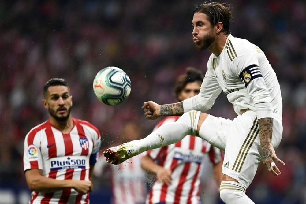 La Liga have complained about abuse towards Ramos in the Madrid derby. AFP