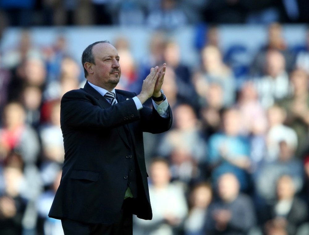Benitez has demanded change at Newcastle. AFP