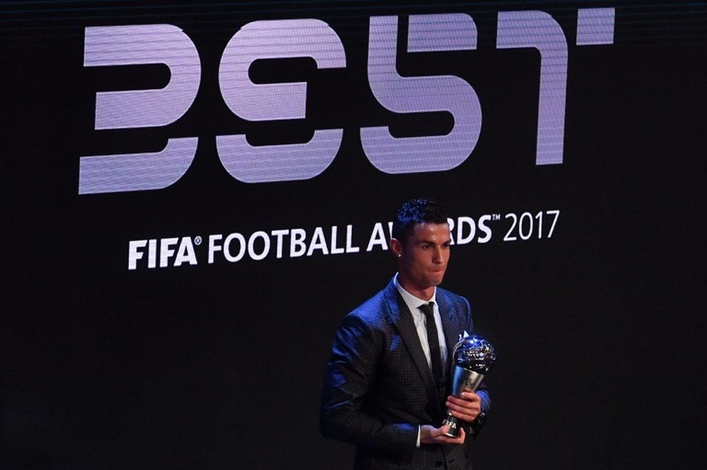Ronaldo has been named FIFA's 'The Best'. AFP