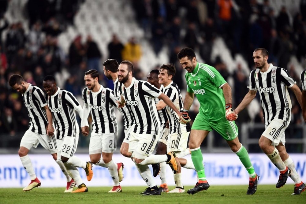 Juventusdefronta as estrelas da MLS. AFP