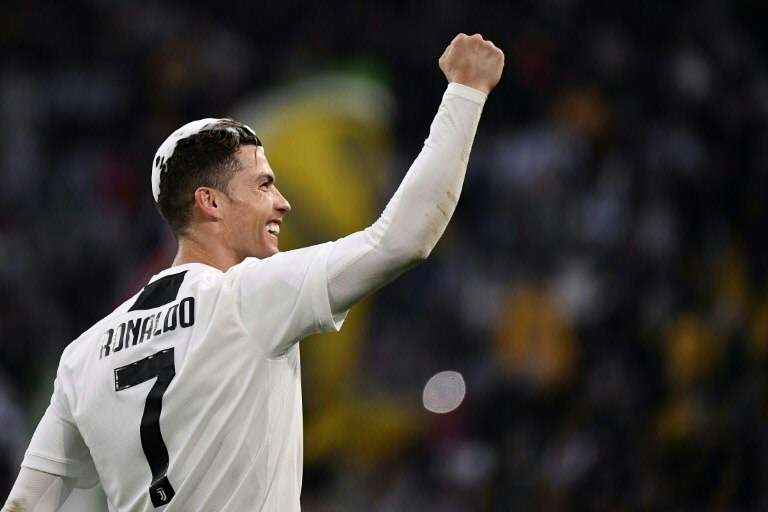 Cristiano Ronaldo celebra el título con la Juventus.