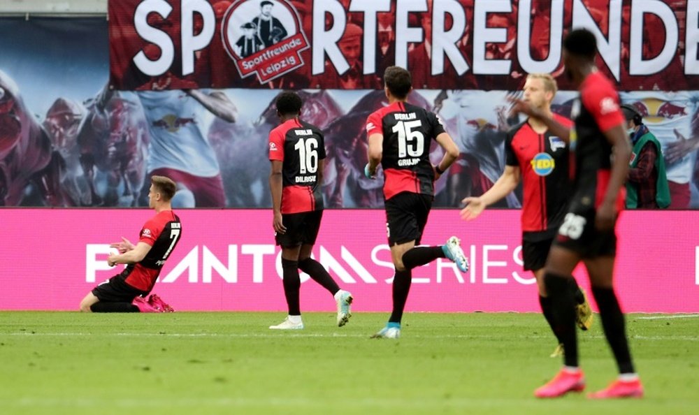 Aún queda mucho en juego en la Bundesliga. AFP