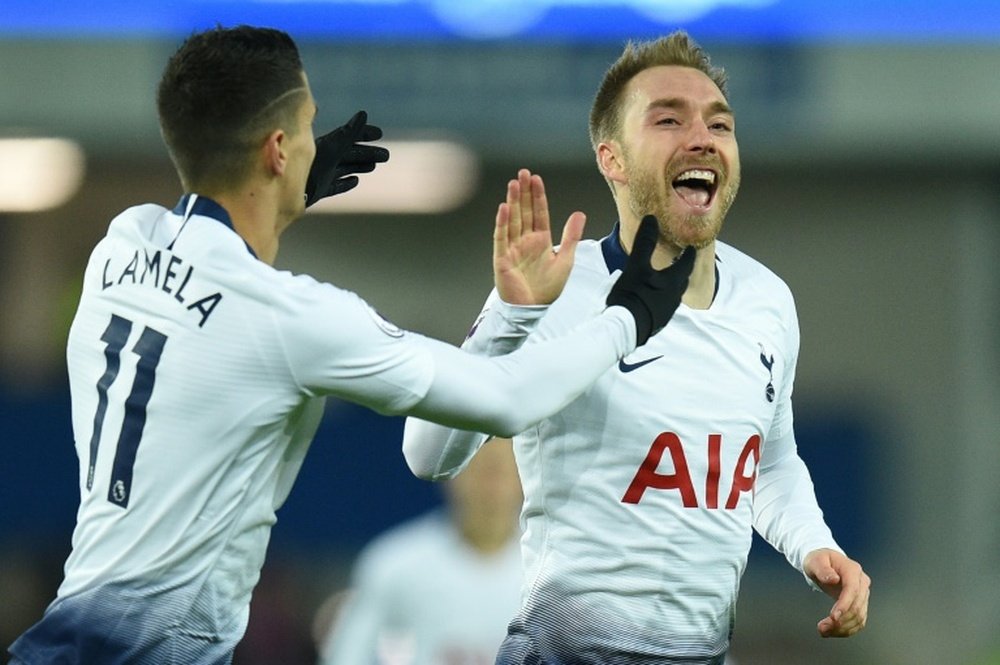 Eriksen podría salir en el mercado invernal al Inter. AFP