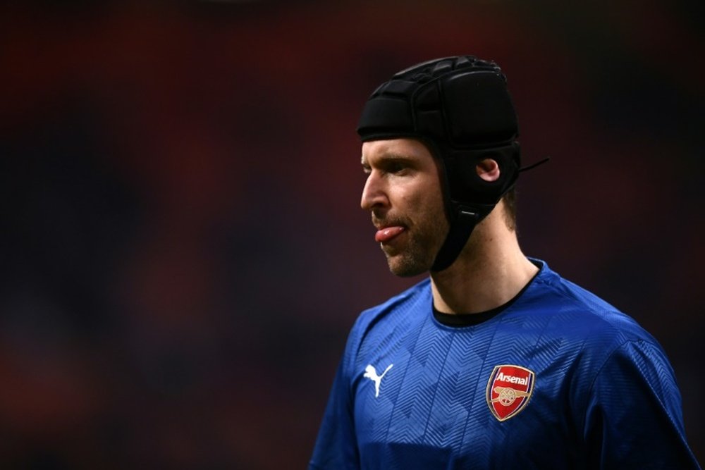 Cech has been inconsistent. AFP