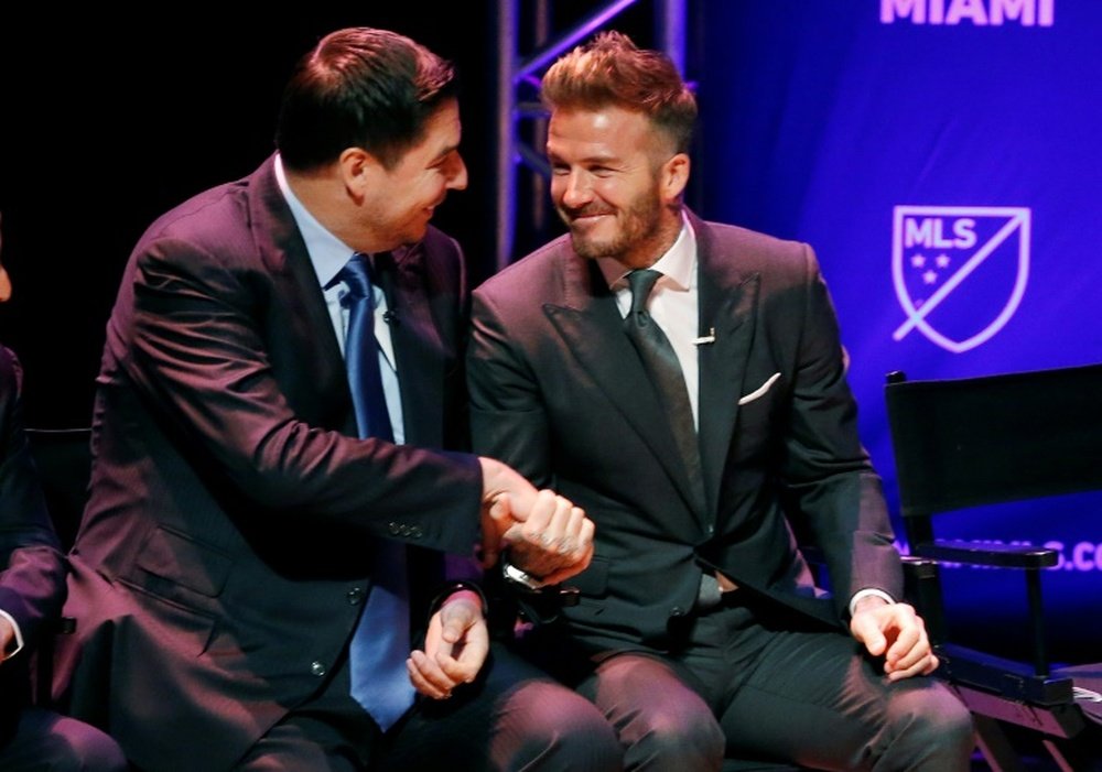 Beckham confía en hacer un gran equipo en la MLS. AFP