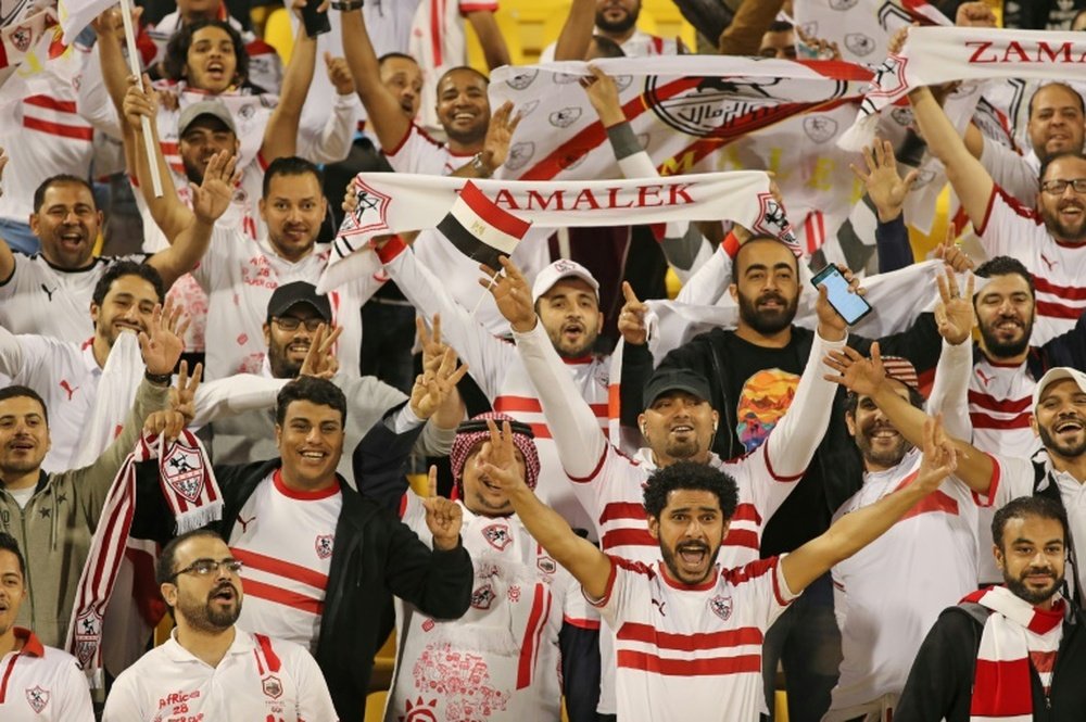 El Zamalek no terminará el campeonato egipcio. AFP/Archivo
