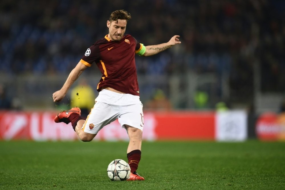 Roma forward Francesco Totti (pictured), in his 23rd season with the club, said the only conversation he had with his cioach Luciano Spalletti was saying hello and goodbye