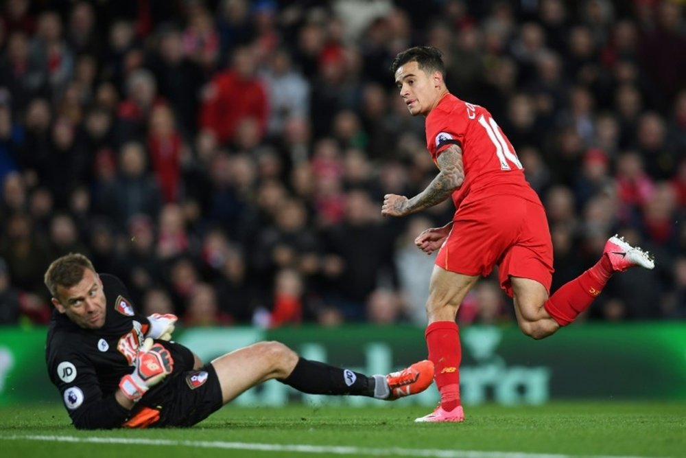Liverpool insist that Philippe Coutinho has not asked to leave the club. AFP