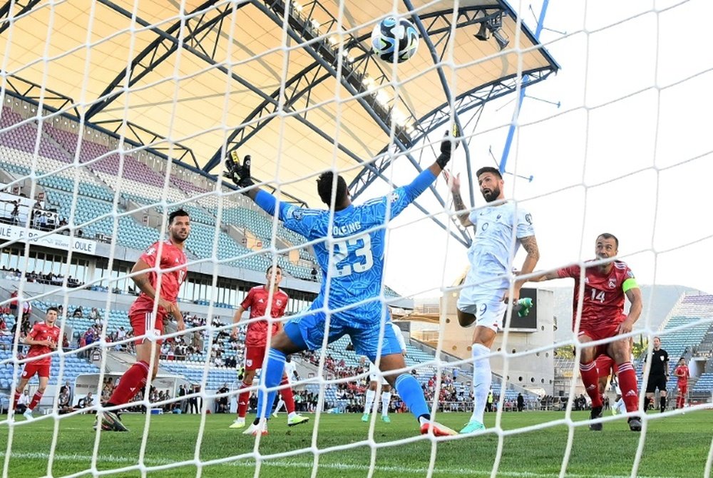 Gibraltar suma 10 derrotas consecutivas sin ver portería con 46 goles en contra. AFP