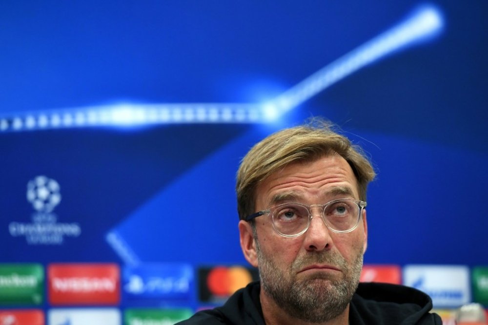 Klopp has warned his side against complacency ahead of the game against Maribor. AFP