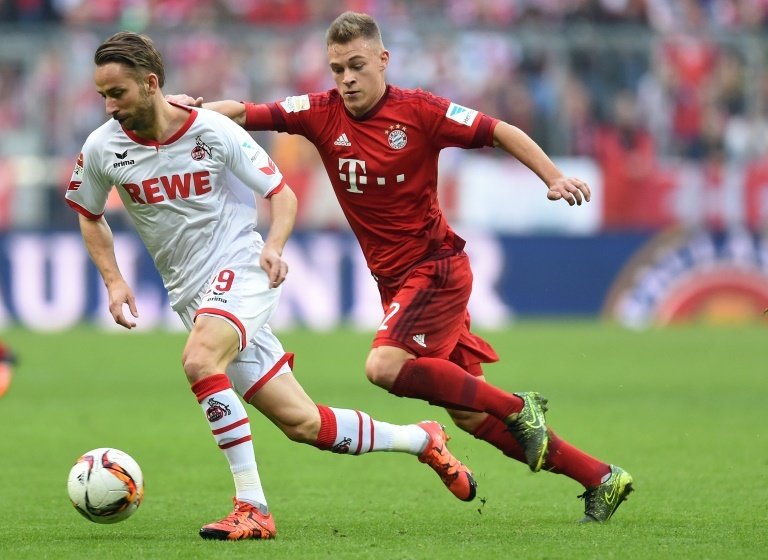 Joshua Kimmich ha sido una de las grandes revelaciones de la temporada en el Bayern de Múnich. AFP