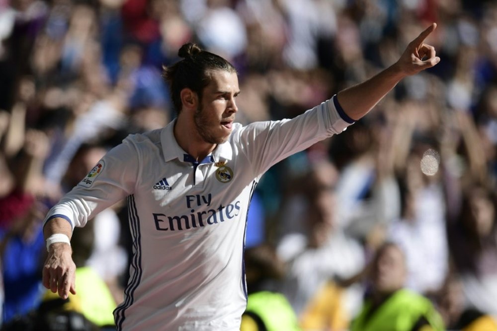 Gareth Bale sera de retour pour le match retour des huitièmes de finale de la CL. AFP
