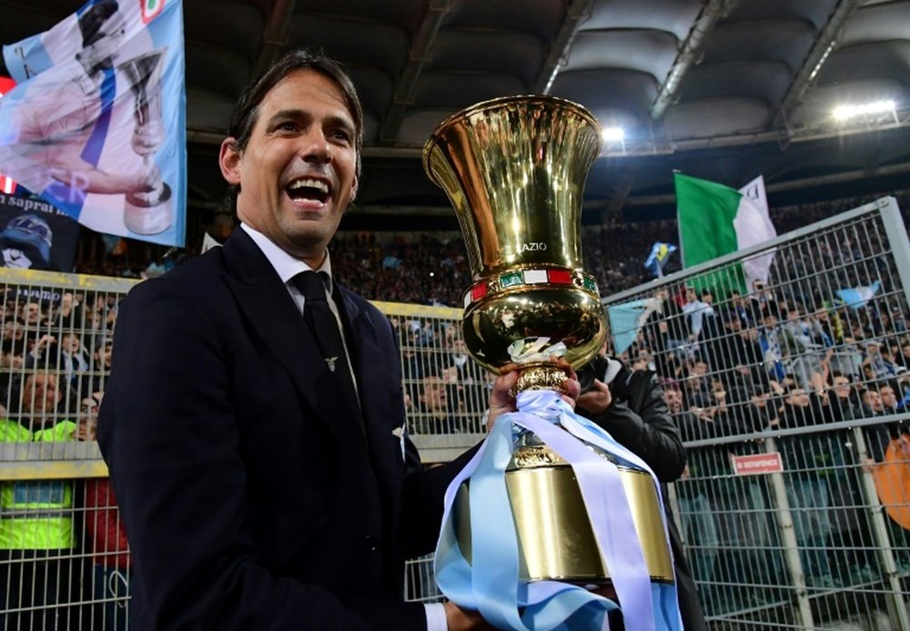 A Lazio oferece mais dois anos de contrato para Inzaghi. AFP