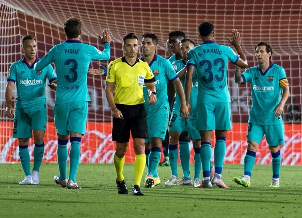 Messi, Vidal, Braithwaite... Barca has plenty of goalscorers. AFP