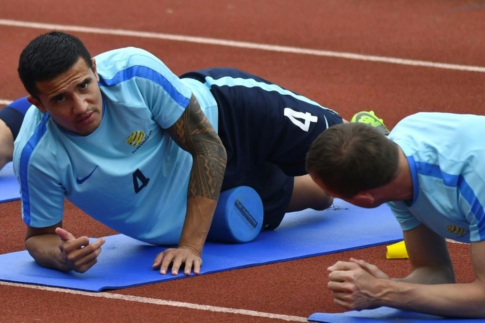 Tim Cahill says he has recovered from an ankle injury. AFP