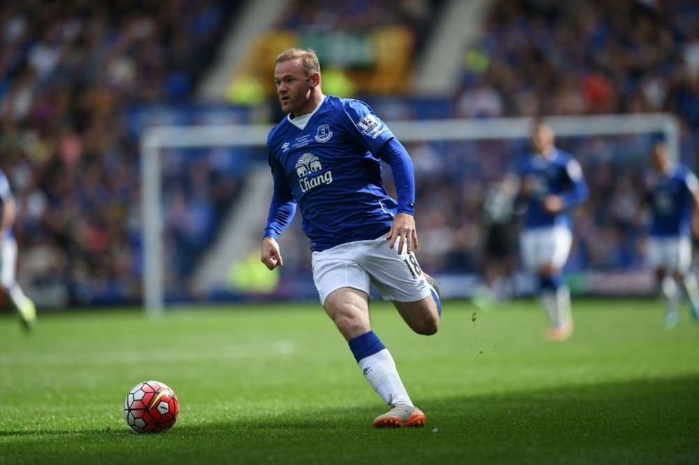 El Everton no descarta intentar la contratación de Rooney. AFP
