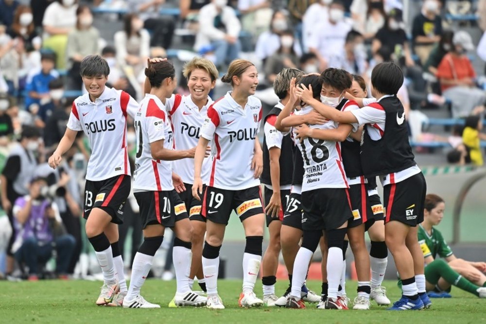 Arrancó la WE League, la nueva liga profesional femenina del fútbol japonés. AFP